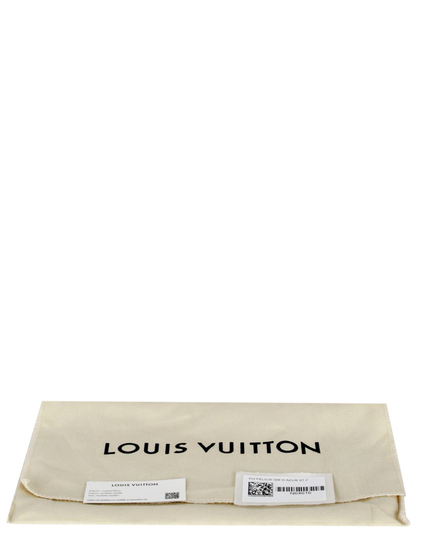Authentic (w/certificate) Louis Vuitton Azur Studded Felicie Chain  Wallet/bag