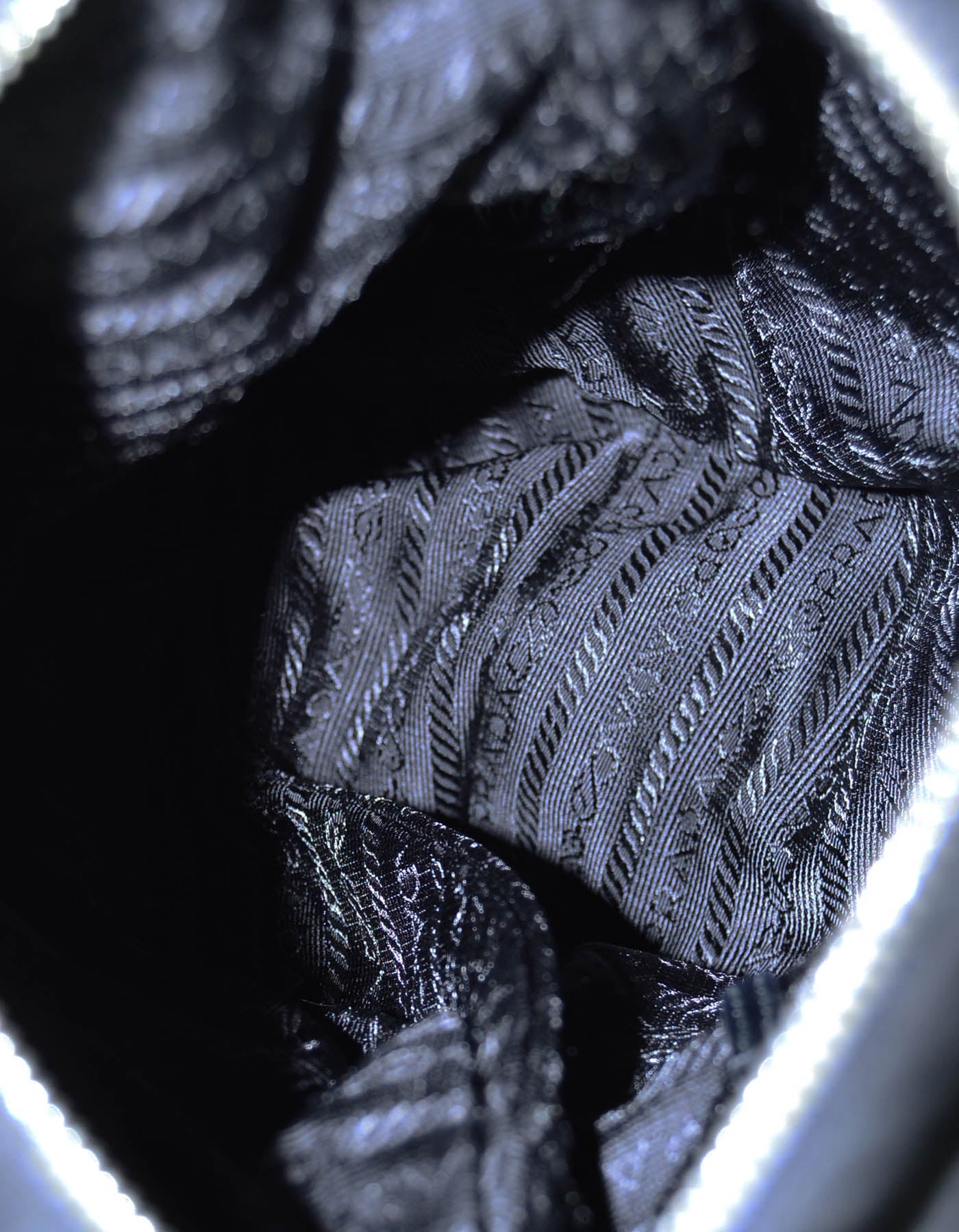Prada Black Flat Tessuto Nylon Crossbody Bag w/ Leather Trim – ASC