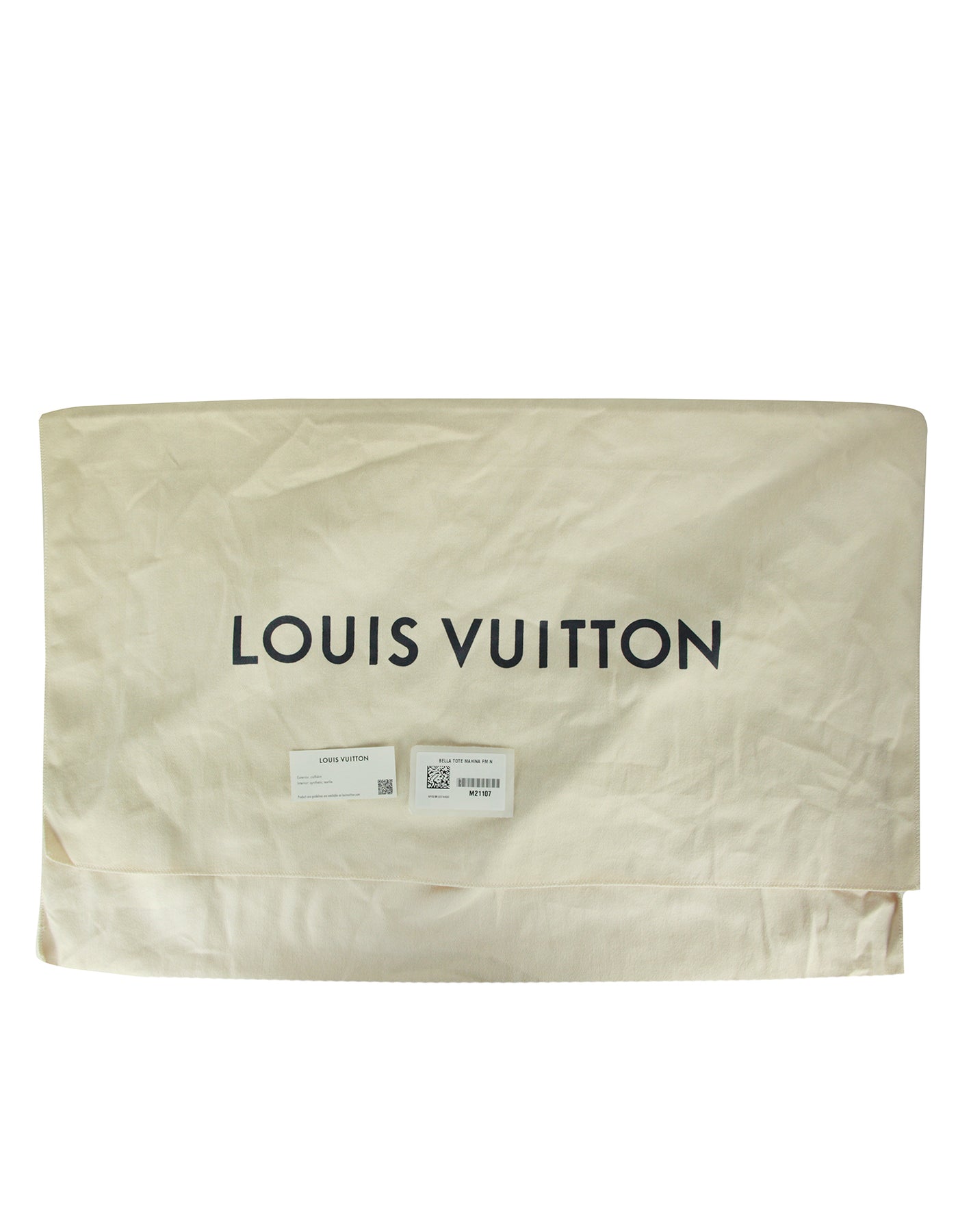 LOUIS VUITTON M59655 Bella Tote Bag Mahina leather Beige Camel Ex++ 0221T